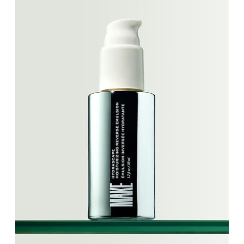 MAKE Beauty Hydrascape - Reverse Emulsion Hydrating Ceramide Face Moisturizer for Plump, Glowing Skin. Lightweight Antioxidant Lotion Serum for Dry Skin. 1.7oz Pump.