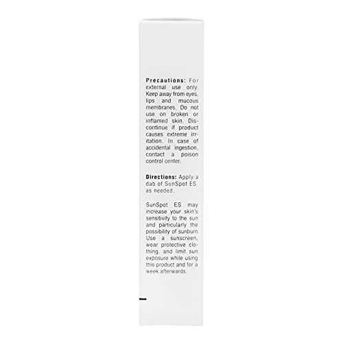 Lane Innovative - SunSpot ES, Natural Exfoliating Gel, Skin Rejuvenating Ingredients, Including Aloe Vera and Tea Tree Oil (0.5 Ounce, Pack of 2)