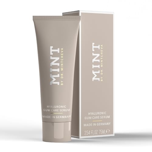 Mint Hyaluron Gum serum 75ml - Restorative Care for Stressed Gums - Against Bleeding Gums and Gum Recession - by Dr. Mintcheva