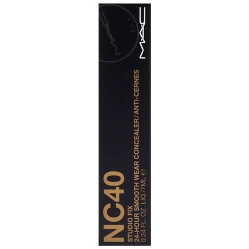 Studio Fix 24-Hour Smooth Wear Concealer - NC40 by MAC for Women - 0.24 oz Concealer
