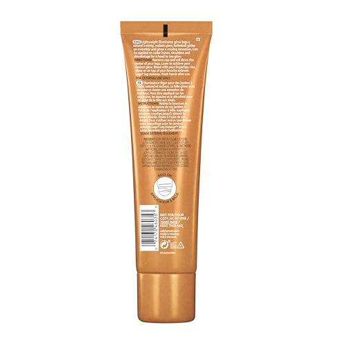 Sally Hansen Airbrush Legs¢ç Illuminator¢â, Leg Makeup, Golden Glow, Easy Application, Flawless Looking Legs, Rollerball Applicator