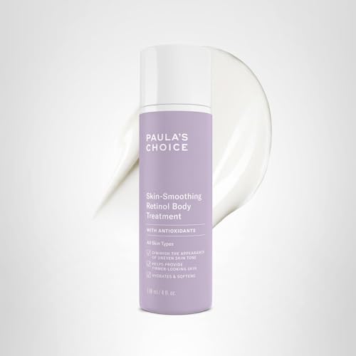 Paula's Choice Retinol Skin-Smoothing Body Lotion Treatment, Body Cream with Shea Butter, Vitamin C & E Lotion, All Skin Types, Anti-Aging Body Moisturizer, Reduce Dryness, Fragrance-Free, 4oz