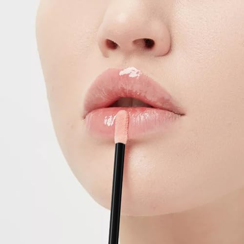 Chanaco 700Pcs Lip Wands Applicators Disposable Black Lip Brushes for Lipstick Lip Gloss Testers Wands Lint Applicator Makeup Beauty Tools for Women