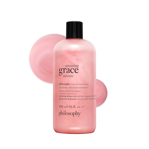 philosophy amazing grace hydrating bath & shower gels - efficiently cleanses, soothes & comforts dry skin - vegan formula