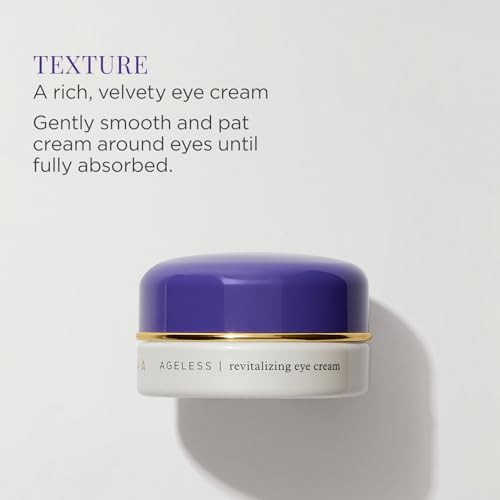 TATCHA Ageless Revitalizing Eye Cream | Cruelty-Free Cream to Reduce Appearance of Fine Lines, Dark Circles and Puffiness | 15 ml / 0.5 oz