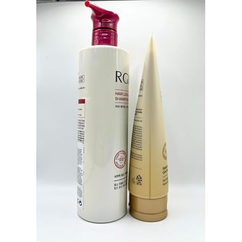 RGIII Red Ginseng HAIR LOSS CLINIC SHAMPOO(17.58 fl.oz) + VOLUME HAIR TREATMENT(8.45 fl.oz) 2PCS SET FOR Preventing Hair Loss AND Volume your Hair