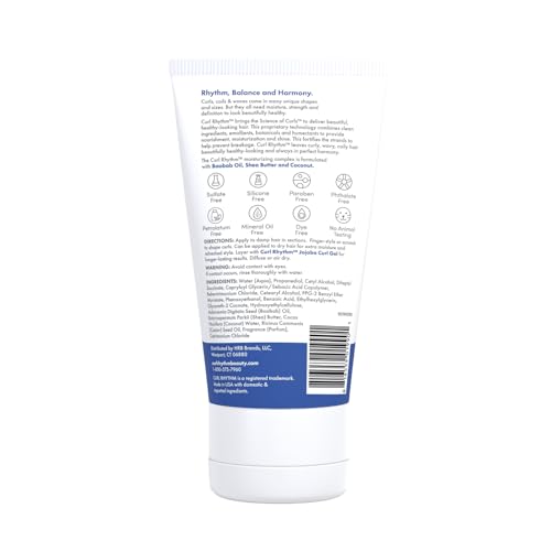 Defining Curl Cream - Hair Moisturizer for Curly Hair - Curl Styling Cream for Frizz Control, Bounce, and Shine - Sulfate Free - 6 oz