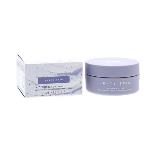Fenty Skin Cookies N Clean Whipped Clay Pore Detox Face Mask with Salicylic Acid + Charcoal 2.5 oz/ 75 mL