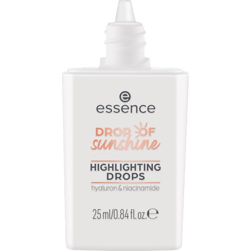 essence | Drop of Sunshine Highlighter Drops | Lightweight, Buildable, Hydrating Healthy Glow, Multi-Use Formula | Vegan & Cruelty Free