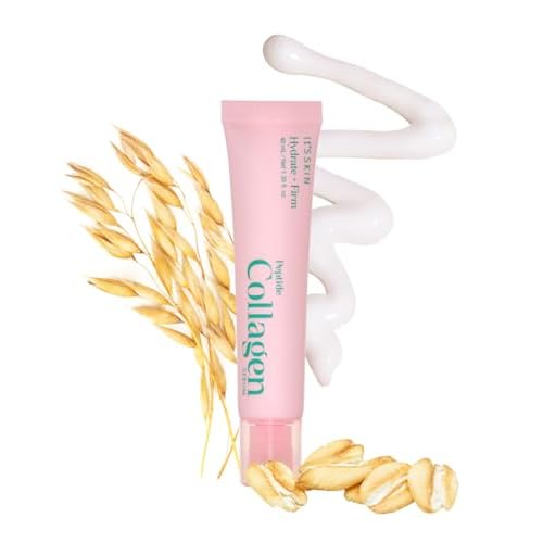 It's Skin Peptide Collagen Serum 1.35 fl oz | Fine Lines and Wrinkles Serum | Organic Skin Care & Hydrating Serum for Face | Collagen Firming Serum for Dry Skin | Korean Skin Care Collagen Face Serum