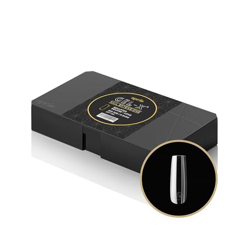 Apr?s Gel-X¢ç Sculpted Square Long Tip Box | 500pc Gel-X Tips, 11 Sizes 00-9, Premium Quality