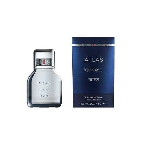 TUMI ATLAS [00:00 GMT] - Liquid Perfume Fragrance for Men - Bold & Sophisticated Cologne with Citrus & Woody Notes - 1.7 oz