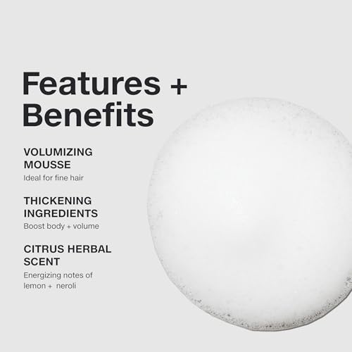 Paul Mitchell Extra-Body Sculpting Foam, Adds Fullness, Touchable Finish, For Fine Hair
