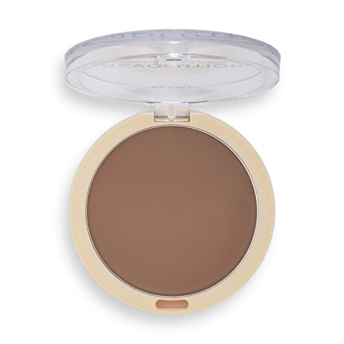 Revolution Beauty London, Ultra Cream Face Bronzer, Buildable & Blendable Cream Contour, Vegan & Cruelty-Free, Light, 0.24 oz