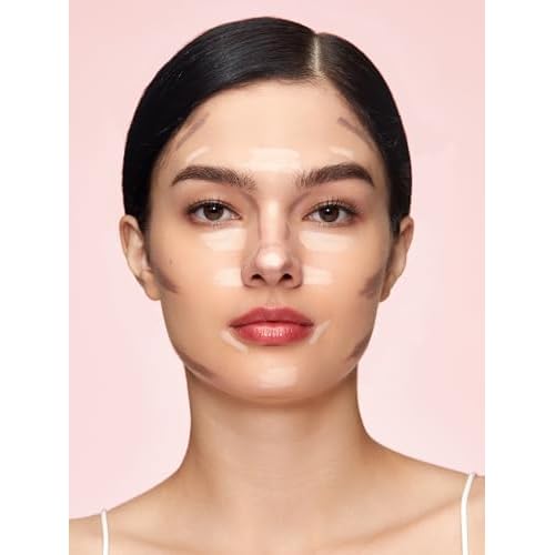 SHEGLAM Fine Line 2-In-1 Nose Contour & Highlight Pen Long Lasting Waterproof Cream Bronzer & Highlight Sticks-Umber