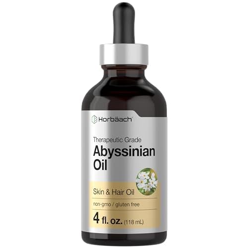 Horb?ach Abyssinian Oil | 4 fl oz | Hair and Skin Oil | Paraben, SLS and Fragrance Free | from Crambe Abyssinica Seed