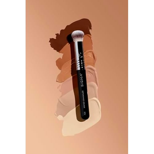 Sigma Beauty F26 Domed Concealer Brush ? Under Eye Corrector, Ultra-Soft Dense Rounded Fibers, Waterproof Handle with SigmaAlloy Ferrule ? Makeup Brush for Cream or Liquid, Ideal for Women's Makeup