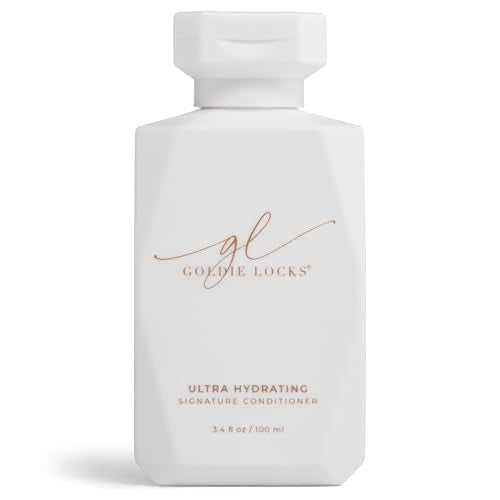 Goldie Locks Travel Size Ultra Hydrating Conditioner - 3.4 fl oz - Moisturizes Frizz and Split Ends - Sulfate Free - Safe for Extensions and Color-Treated Hair - Protein-Free
