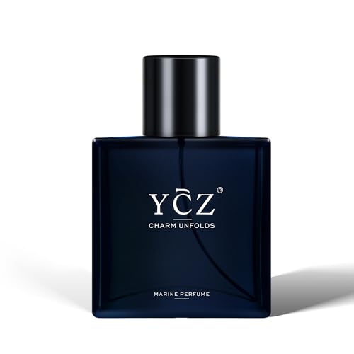 Ycz Charm Unfolds Marine Perfume for Men, 1.7 oz. Long Lasting Eau De Parfum Cologne For Men, Oriental Woody Fragrance - Ideal Special Occasions, Making it the Ideal gentlemen¡¯s Gift