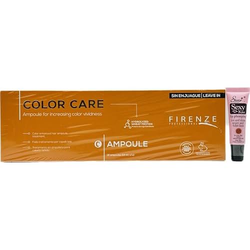 Firenze Professional Color Care Ampoules for increaing color vividness (leave in) Lotion vials12x13ml