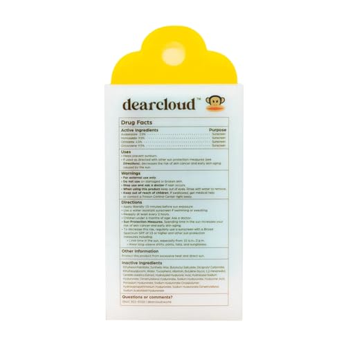 dearcloud Paul Frank Sunny Defense Sunscreen Stick SPF 50+ PA++++ ? Korean Sunscreen for Face & Travel Size (.63 oz)