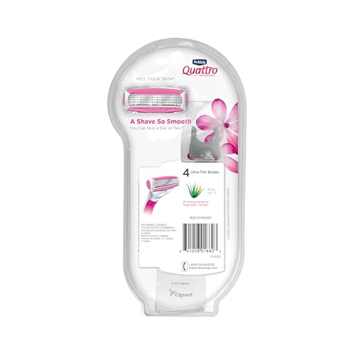 Schick Quattro Women's Razor Value Pack - 1 Handle & 5 Refills