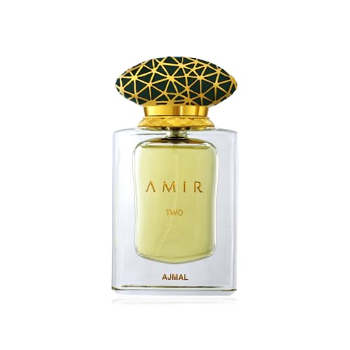 Ajmal Amir Two Eau de Parfum 1.7 Fl Oz | Luxury Long-Lasting Unisex Perfume | Oriental Ambery, Spicy & Musky Fragrance | Premium Dubai Perfume for Men & Women