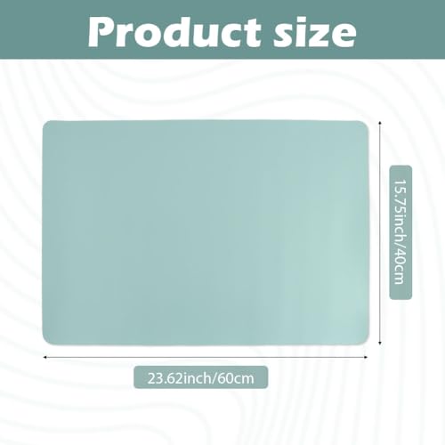 Foldable Nail Mat, Waterproof Manicure Pad 23.62x15.75 Inch | Perfect for Manicure at Home or Salon | Easy to Clean, Portable Design (Pink+Blue)