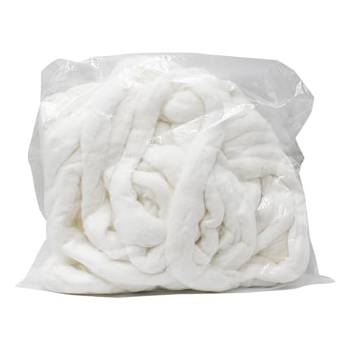 180g Nail Professional Cotton Beauty Coil Roll Hairdressing Hair Perm Cotton Strip White Cosmetic Cloth Pad Art Makeup Fabric Ball for Personal Care