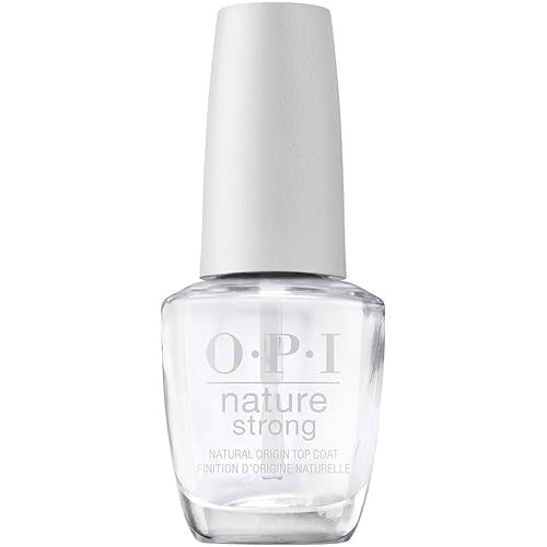 OPI Nature Strong Natural Origin 3-Step System | Botanical Base Coat, Top Coat, and Various Nail Polish Colors | High Shine + Color Protection | Eco-Friendly, Plant Based, Vegan, & Cruelty Free