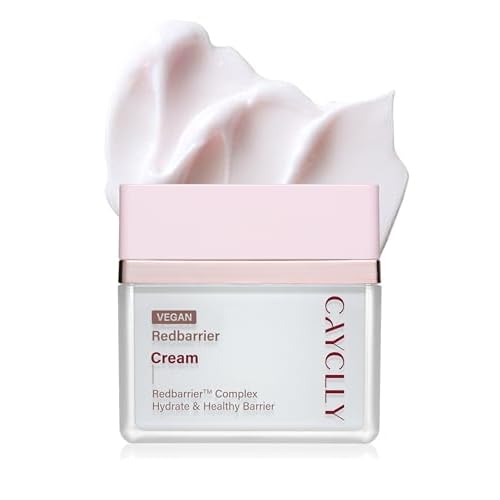 Redbarrier Cream | Anti-Aging Face Moisturizer with Peptides & Ceramides for Wrinkles & Skin Barrier Repair | Vegan Korean Skincare to Firm, Hydrate & Restore Radiance, 1.69 fl. oz.