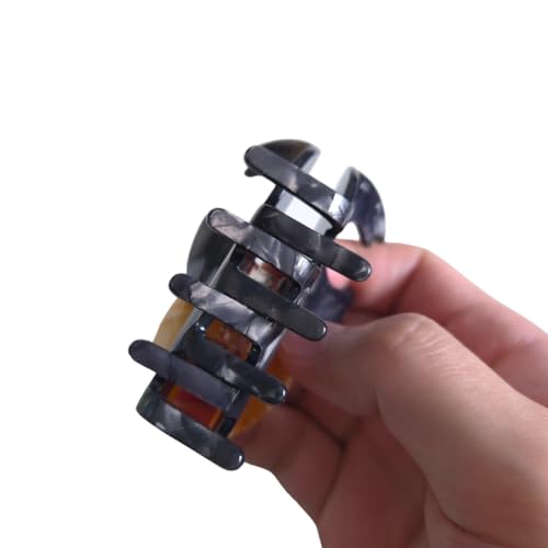 Funny Rhinoceros Beetle Hair Clip,Acetate Hair Clip,Small Claw Clip for Women, 1 Count (Pack of 1)