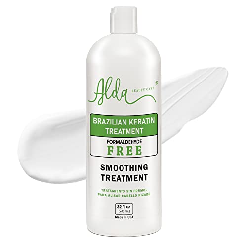 Brazilian Keratin Hair Smoothing Treatment ? Blowout Straightening System ? Formaldehyde Free (32 fl oz)