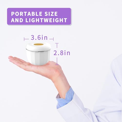 Portable Ultrasonic Retainer Cleaner,Cleans with just water,42kHz Mini Cleaning Machine for all Dental Appliances,Jewelry,Diamonds,Aligner,Whitening Trays,Night Dental Mouth Guard((2025Upgraded))
