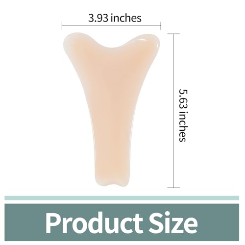 4 Pack Y-Shape Invisible Concealer Pads for Women, Reusable Self-Adhesive Silicone Covers, Seamless Underwear Guard & Smoothing Inserts for Leggings, Yoga Pants, Swimsuits, and Bikinis, Light Nude