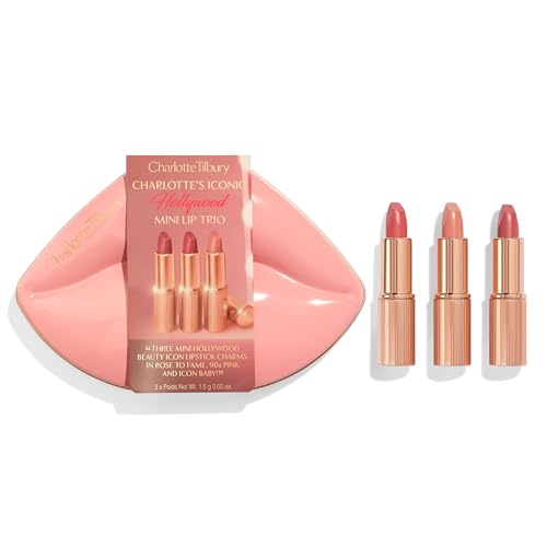 Charlotte Tilbury K.I.S.S.I.N.G Lipstick - Moisturizing & Hydrating Lipstick with Light-Diffusing Pigments for a Luminous Finish & Fuller-Looking Lips
