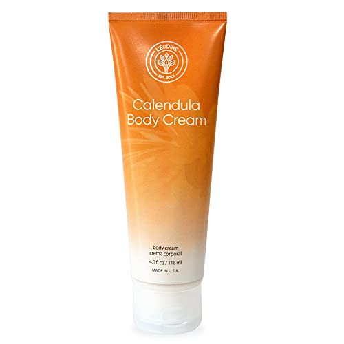 L¡¯EUDINE Calendula Cream ? Pack of 3-4fl oz Calendula Body Cream for Acne, Wrinkles, Fine Lines, Scars ? Calming and Soothing Repair Cream ? Natural Calendula Extract with Vitamin E, Echinacea