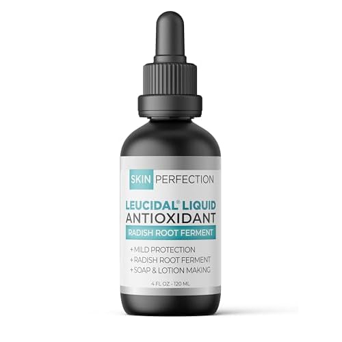Skin Perfection Leucidal Liquid - Natural Preservative Alternative for Lotion Making - Vitamin C Serum & Hyaluronic Acid Body Lotion Creams - Water Soluble DIY Skincare Cosmetics