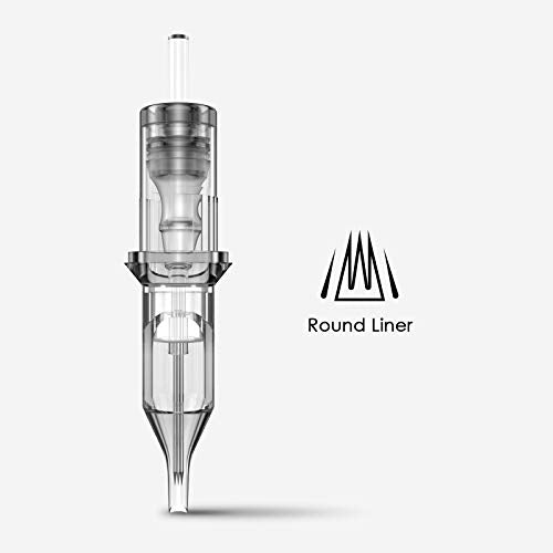 Wormhole Tattoo Cartridge Needles 3RL Tattoo Cartridges Professional Disposable Tattoo Needle Cartridge Sterilized Tattoo Needles Safe Cartridge Needles 1203RL
