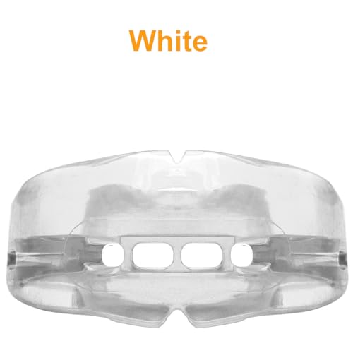 Coolrunner Double Braces Mouth Guard, Sports Athletic Mouth Guards Youth Mouthguard for Upper and Lower Teeth Protection Required for Youth, Teenager and Adults (Blue) (Blue+Transparent)