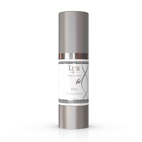 Lira Clinical PRO Firming Serum - Tightening Serum for Face - Corrects Lines & Wrinkles - With Botanicals, PSCs, Peptides, Gold & Silver - Glowing for Normal, Sensitive, Dry Skin - 1 fl oz