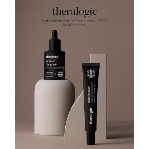 Retinol Cream - Korean Retinol Vitamin A Face Moisturizer - Lifting, Skin Renewal and Wrinkle Improvement Night Treatment with Peptides - Dermatologically Tested, Vegan Formula, 0.7 oz.