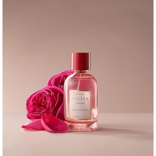 Majestic Rose Eau de Parfum (3.4 fl oz) ? Long Lasting Vegan Floral Perfume, Sophisticated and Timeless Fragrance with Damask Rose, Patchouli, Ylang-Ylang and Fruity Lychee