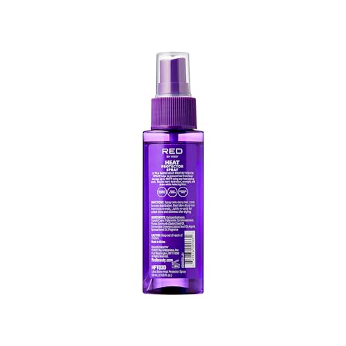 Red by Kiss Heat Protector Spray for Thermal Protection, Anti-Frizz, Ultra Shine, and Hydration - Protects Hair Up To 460¡ÆF (2 Fl Oz)