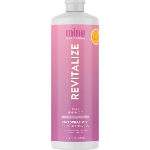 MineTan Professional Spray Solution | Tanning Treatments Collection - Airbrushed Finish, Streak Free Tan Results, Vegan Friendly, PETA-Approved