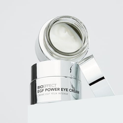 Bioeffect EGF Power Eye Cream with Barley Epidermal Growth Factor, Bakuchiol & Niacinamide, Anti-Aging Under-Eye Moisturizer for Collagen, Wrinkles, Puffiness & Dark Circles