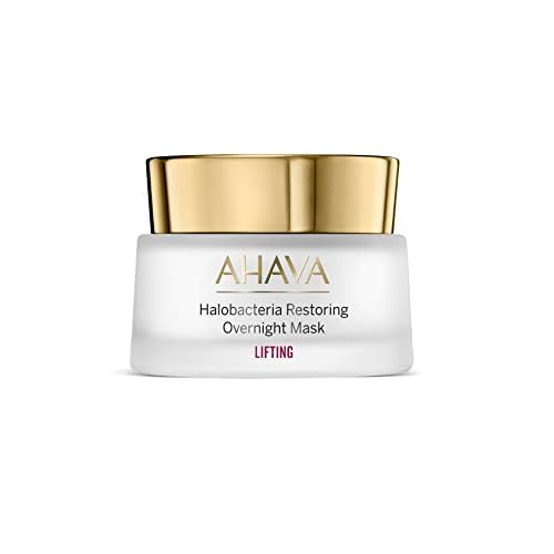 AHAVA Halobacteria Restoring Overnight Mask - Enhanced with Meadowfoam Seed Oil, Osmoter and Halobacteria DNA found in the depths of Dead Sea, Lifts & Restores Skin's Luminosity & Elasticity,1.7 fl.oz