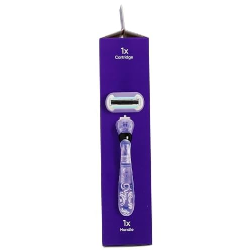 Gillette, Venus Deluxe Smooth Swirl Women's Razor Handle + 1 Blade Refill, 1 Count