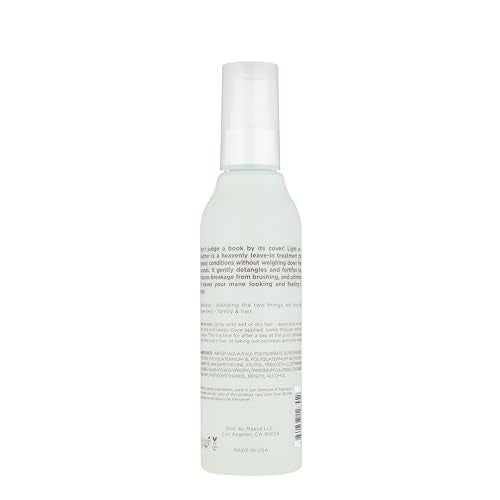 Hairitage Detangling Leave-in Conditioner Spray - Leave In Hair Treatment for Dry Damaged + Curly, Fine, Wavy, Frizzy Hair - Lightweight Formula - Sulfate Free - Cherry + Amber Scent, 6 Fl oz