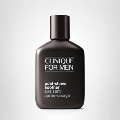 Clinique For Men Post-Shave Soother Face Lotion With Aloe Vera | Hydrating + Soothes Razor Burn | Aftershave For Men, 2.5 Fl Oz